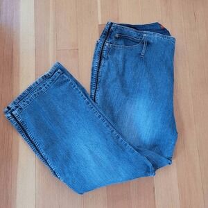 Vintage‎ Y2K size 26 lazer jeans flared grunge rocker everyday denim